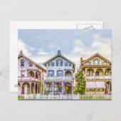 Briefkaart Victoriaans Huis Rij (Voorkant / Achterkant)