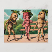 Briefkaart Victoriaans rode wortelen (Voorkant)