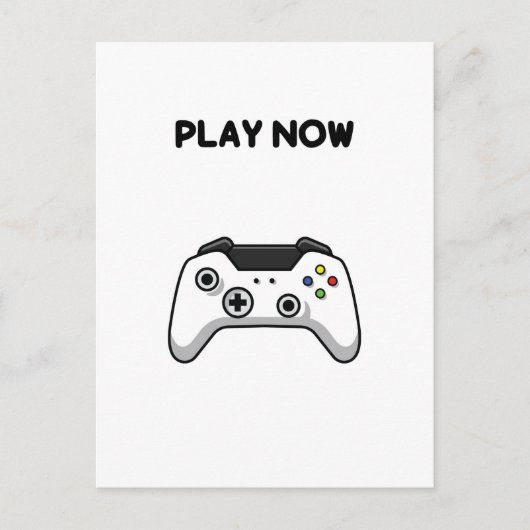 Briefkaart Videospelcontroller (Voorkant)