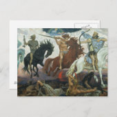 Briefkaart Vier Sperma van Apocalypse Viktor Vasne (Voorkant / Achterkant)