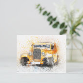 Briefkaart vintage cars (Staand voorkant)