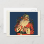 BRIEFKAART : VINTAGE CHRISTMAS : Sinterklaas (Voorkant / Achterkant)