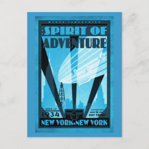 Briefkaart-VIntage-New York 2 Briefkaart