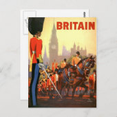 Briefkaart Vintage Travel Britain PC (Voorkant / Achterkant)