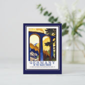 Briefkaart Vintage Travel Duitsland (Staand voorkant)