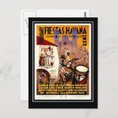 Briefkaart Vintage Travel Fiesta Havana (Voorkant / Achterkant)