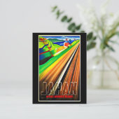 Briefkaart-Vintage Travel-Japan Briefkaart (Staand voorkant)