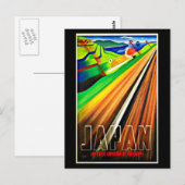 Briefkaart-Vintage Travel-Japan Briefkaart (Voorkant / Achterkant)