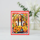 Briefkaart-Vintage Travel-Mexico Briefkaart (Staand voorkant)