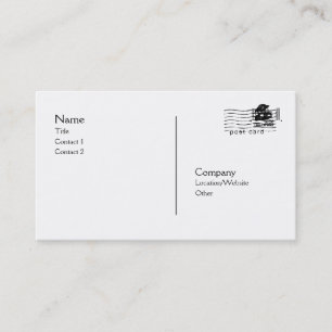 Briefkaart Visitekaartje