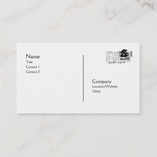 Briefkaart Visitekaartje (Voorkant)