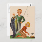 Briefkaart  Vist Camping Vacation PC (Voorkant / Achterkant)