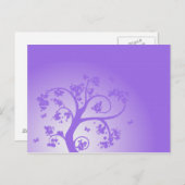 Briefkaart vlinderboom (Voorkant / Achterkant)