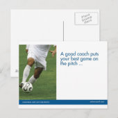 Briefkaart Voetbal (Voorkant / Achterkant)