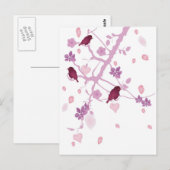 Briefkaart vogels (Voorkant / Achterkant)