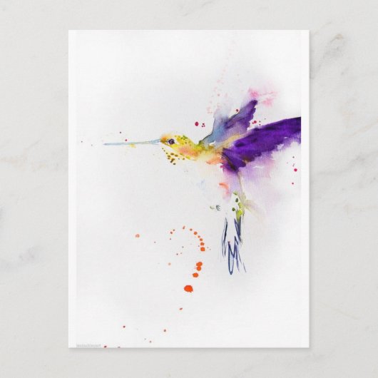 Briefkaart - Vogelvogel (Voorkant)