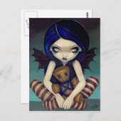 briefkaart "Voodoo in Blue" (Voorkant / Achterkant)