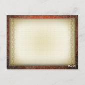 Briefkaart voor  aflezing (Achterkant)