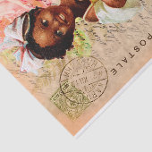  Briefkaart voor baby's - Weefpapier Tissuepapier (Detail)