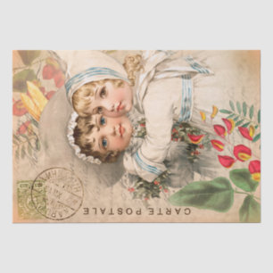  Briefkaart voor baby's - Weefselpapier Tissuepapier