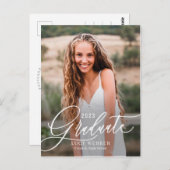 Briefkaart voor bekendmaking Afstuderen in finely (Voorkant / Achterkant)