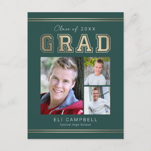 Briefkaart voor bekendmaking Afstuderen van Bright (Voorkant)