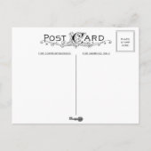 Briefkaart voor bewegende aankondiging -  sleutel (Achterkant)