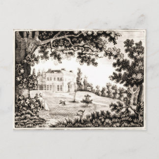 Briefkaart voor Black and White Country House