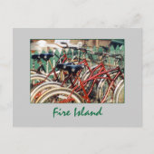 briefkaart voor brandweerfietsen (Voorkant)