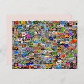 briefkaart voor briefkaarten (Voorkant / Achterkant)