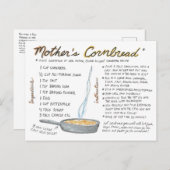 Briefkaart voor broodwinning moeder (Voorkant / Achterkant)