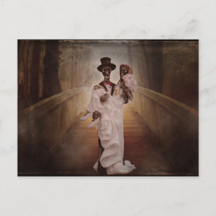 briefkaart voor bruid en bruidegom