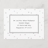 Briefkaart voor bruiloft (Achterkant)