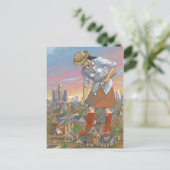 Briefkaart voor damestuinbouw (Staand voorkant)