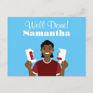 Briefkaart voor de bekendmaking van jouw tekst Ava