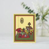 Briefkaart voor de perszaal - Gepersonaliseerd (Staand voorkant)