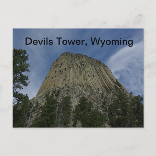Briefkaart voor Devils Tower (Voorkant)