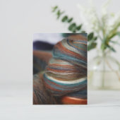 Briefkaart voor een spinner of glasvezel artiest (Staand voorkant)