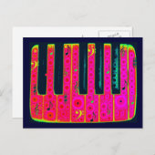 Briefkaart voor elektrische sleutels (Voorkant / Achterkant)