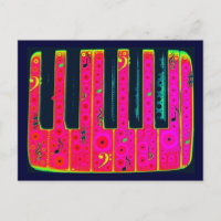 Briefkaart voor elektrische sleutels