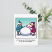 Briefkaart voor feestdag Humor (Staand voorkant)