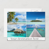  briefkaart voor fotocollage (Voorkant / Achterkant)