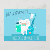 Briefkaart voor gebitsbenoemingen (Voorkant)