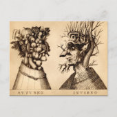  Briefkaart voor herfst- en winterkunst (Voorkant)