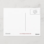 Briefkaart voor hertenjacht (Achterkant)