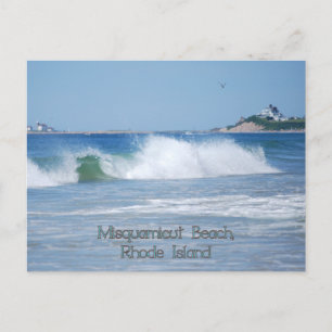 Briefkaart voor het breken van Ocean Wave