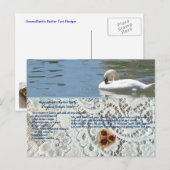 Briefkaart voor het inktmaken van boter (Voorkant / Achterkant)