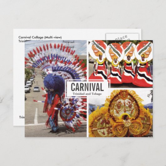 Briefkaart voor het inkuilen van het halve uitzich (Voorkant / Achterkant)