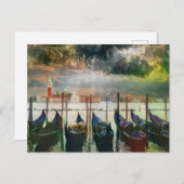 Briefkaart voor het schilderen van het Venetiaanse (Voorkant / Achterkant)