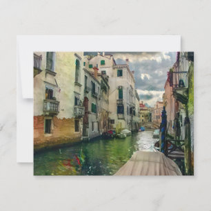 Briefkaart voor het schilderen van het Venetiaanse